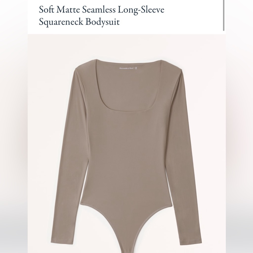 Abercrombie & Fitch Soft Square Neck Bodysuit
